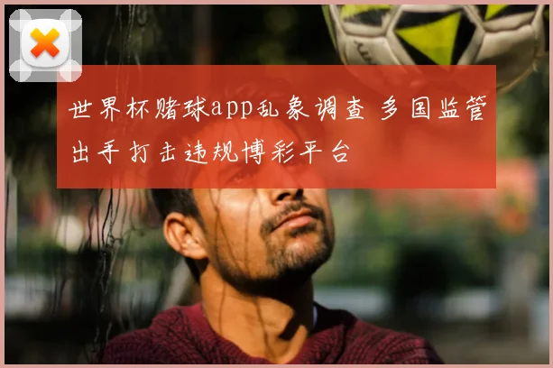 世界杯赌球app乱象调查 多国监管出手打击违规博彩平台